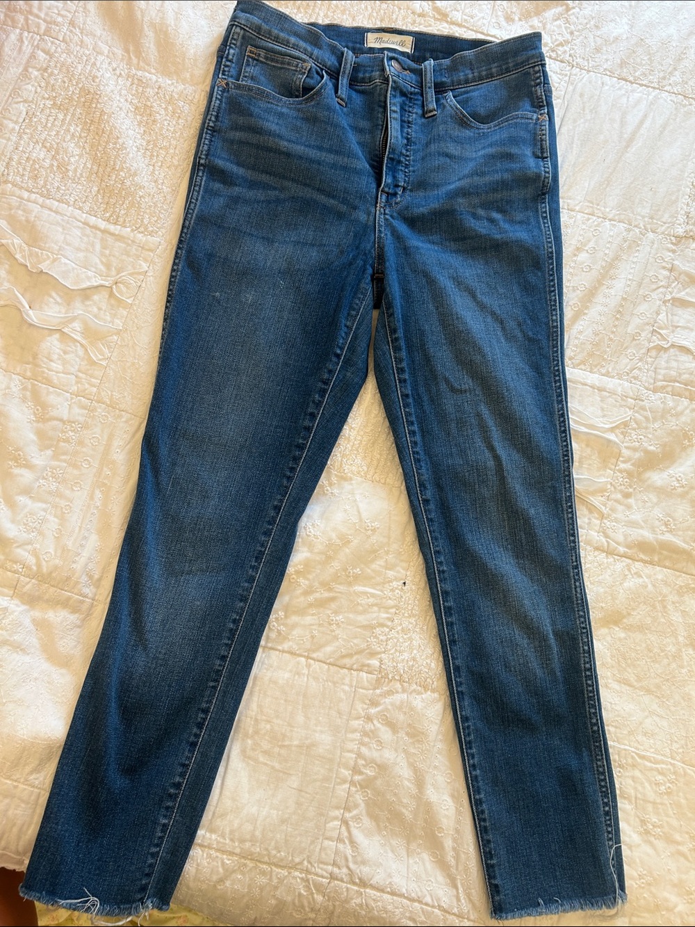 Madewell Skinny Jeans in Dark Blue Wash